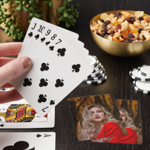 Simple One Photo Playing Cards