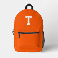 Simple Orange Monogram