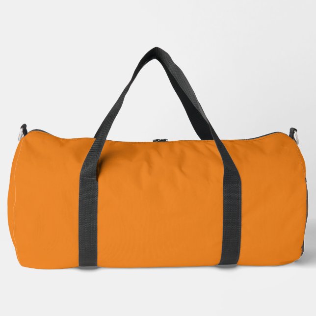Simple Oronge Large Duffel Bag Printed Duffel Bags (Front)