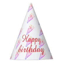 Simple Outline Party Hat