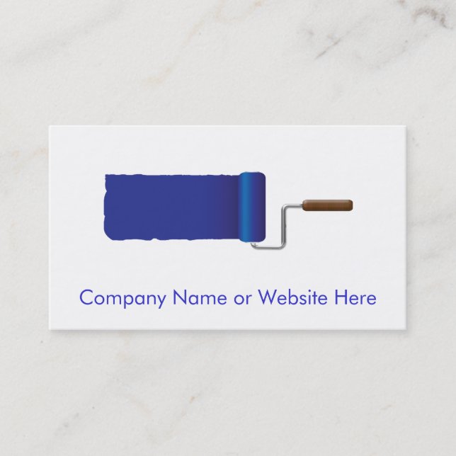Simple Painter Business Cards (Front)