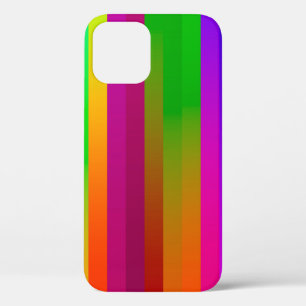 simple parallel vertical lines background. abstrac iPhone 12 case