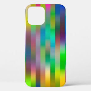 simple parallel vertical lines pattern abstract iPhone 12 case