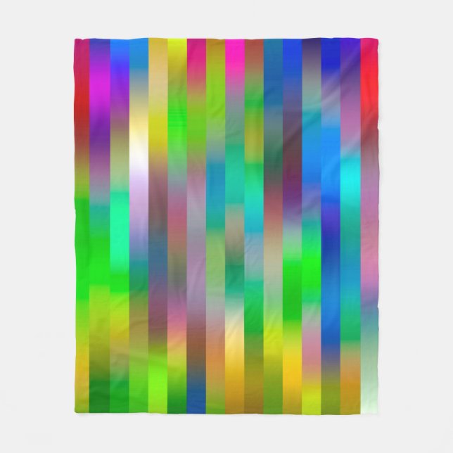 simple parallel vertical lines pattern | abstract  fleece blanket (Front)