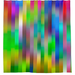 simple parallel vertical lines pattern   abstract  shower curtain