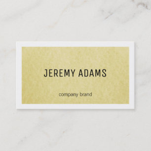 Simple Parchment Border Business Card