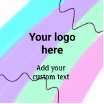 Simple pastel colour add your logo custom text  th standing photo sculpture<br><div class="desc">DESIGN</div>