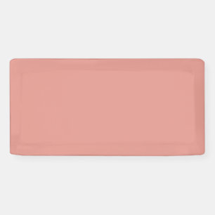 Simple pastel flamingo pink colour banner