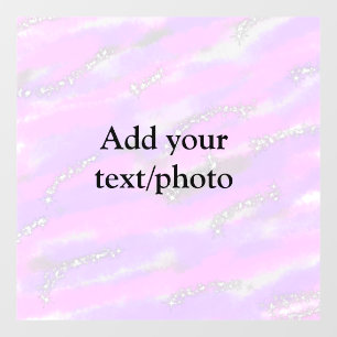 Simple pastel glitter colourful add your text phot