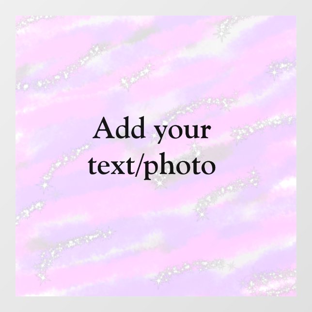 Simple pastel glitter colourful add your text phot (Sheet)