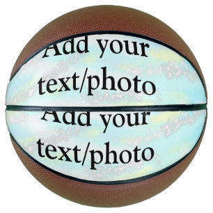 Simple pastel glitter colourful add your text phot basketball