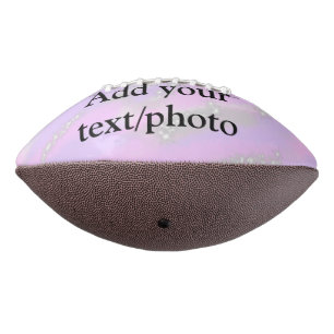Simple pastel glitter colourful add your text phot football