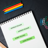 Simple Pastel Green Palette Kids Name