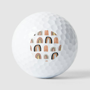 Simple Pastel Rainbow Kids Style Golf Balls