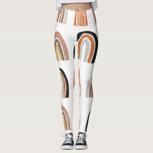Simple Pastel Rainbow Kids Style Leggings