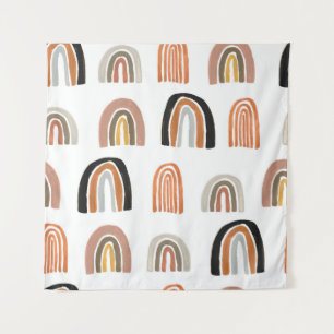Simple Pastel Rainbow Kids Style Tapestry