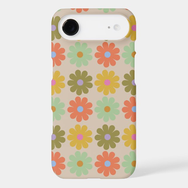 Simple Pastel Vintage Flower Pattern (Back)