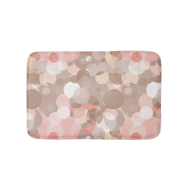 Simple Pattern - Circles Bath Mat (Front)