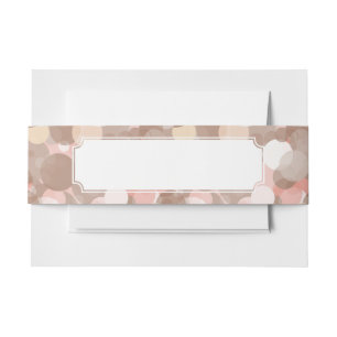 Simple Pattern - Circles Invitation Belly Band
