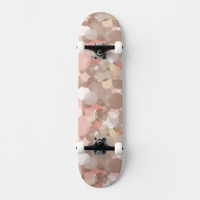 Simple Pattern - Circles Skateboard (Front)