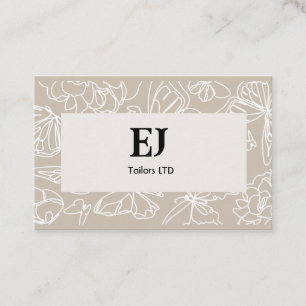 Simple patterns business cards