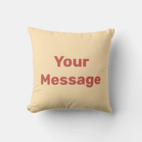 Simple Peach and Red Your Message Text Template