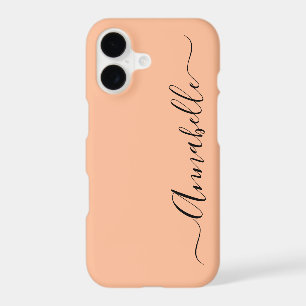 Simple Peach Personalised Name