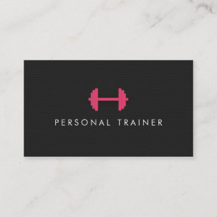 Simple Personal Trainer Fitness Business cards