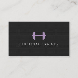 Simple Personal Trainer Fitness Business cards