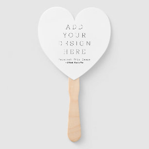 Simple Personalise Hand Fan