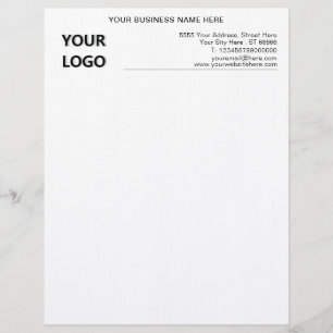 Simple Personalised Business Letterhead with Logo