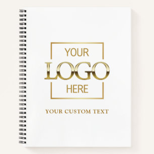 Simple Personalised Business Logo Promotional Notebook