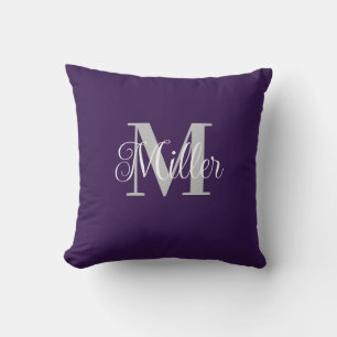 Simple Personalised Monogram  Cushion