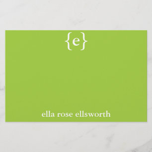 Simple Personalised Stationary Stationery