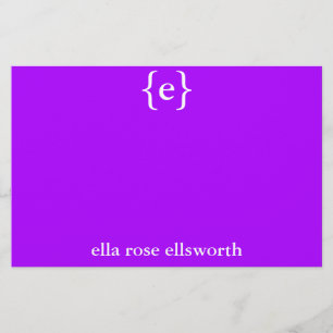 Simple Personalised Stationary Stationery