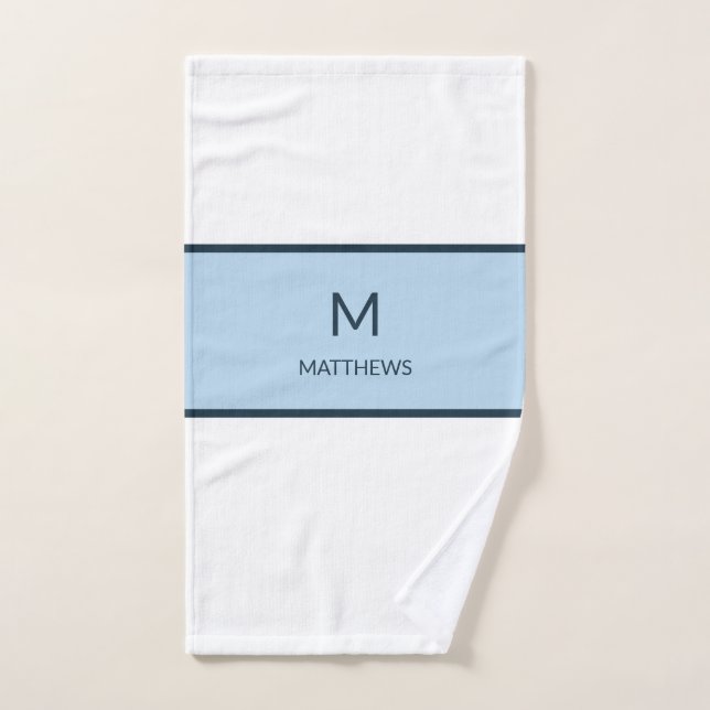 Simple Personalised Sweat Towel (Hand Towel)