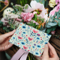 SIMPLE PERSONALIZED SCANDINAVIAN FLORAL HEART