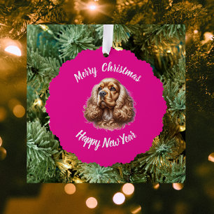 Simple Pet Paper Ornament Card Personalize