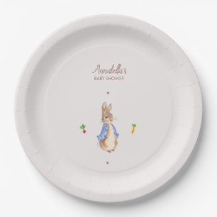 Simple Peter the Rabbit Paper Plate