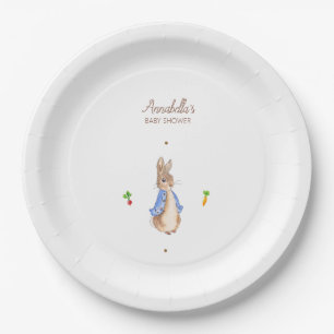 Simple Peter the Rabbit Paper Plate