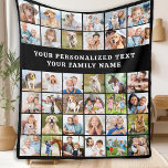 Simple Photo Collage Personalised Black 36 Picture Fleece Blanket<br><div class="desc">Cosy Memories Photo Collage Blanket Wrap yourself in warmth and cherished memories with our Cosy Memories Photo Collage Blanket. This beautifully crafted blanket is designed to showcase 36 of your favourite photos, making it the perfect personalised keepsake for any occasion. Key Features Modern and Simple Design: Our blanket features a...</div>