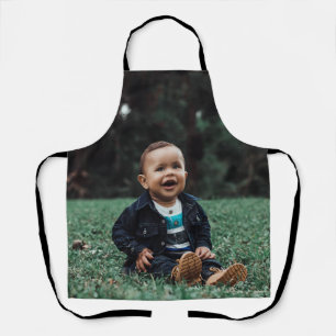 Simple Photo Cute Kid Custom Personalised Apron