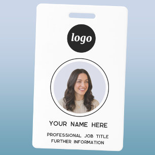Simple Photo ID Nametag Badge