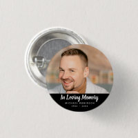 Simple Photo Memorial Tribute Funeral Keepsake