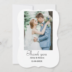 Simple photo minimal modern elegant wedding
