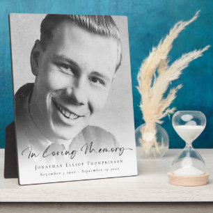 Simple Photo Overlay In Loving Memory Name Dates P Plaque