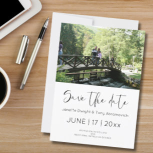 Simple Photo Save the date Invitation