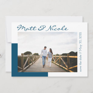 Simple Photo Save the Date Invitation