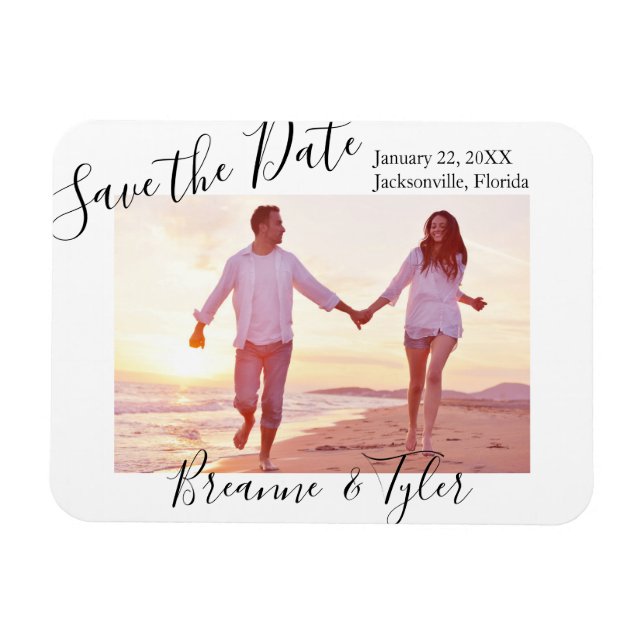 Simple Photo - Save the Date Magnet (Horizontal)