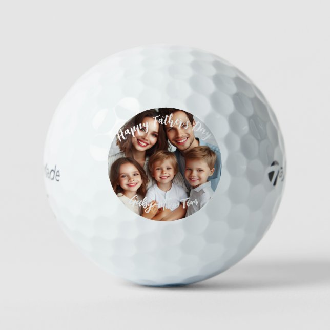 Simple Photo Script Spanish| Custom Father's Day Golf Balls (Front)